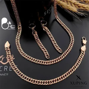 قیمت و خرید سرویس کارتیر ژوپینگ اصل💎استیل روکش طلا با حکاکی برند Xuping