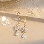 گوشواره آی نگین ترک💎فروشگاه زیورآلات بیوتی
