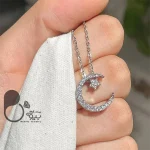 گردنبند ماه و ستاره 💎فروشگاه زیورآلات بیوتی