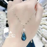 نیمست اشک یاقوت💎فروشگاه زیورآلات بیوتی