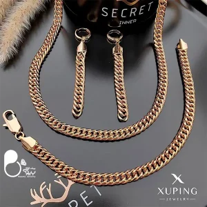 قیمت و خرید سرویس کارتیر ژوپینگ اصل کپی طلا💎استیل روکش طلا با حکاکی برند Xuping
