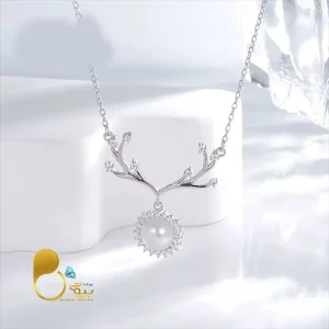 قیمت و خرید گردنبند گوزن مرواریدی خاص