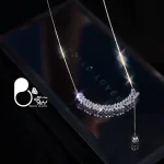 قیمت گردنبند گندمی آسانسوری مثل طلا خرید گردنبند قابل تنظیم آسانسوری رنگ ثابت کپی طلا از سایت بیوتی