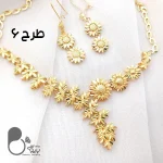 نیمست طرح طلا بحرینی با تخفیف💎فروشگاه زیورآلات بیوتی