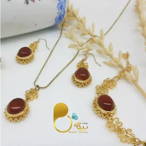 ست عقیق نوستالژی 💎فروشگاه زیورآلات بیوتی