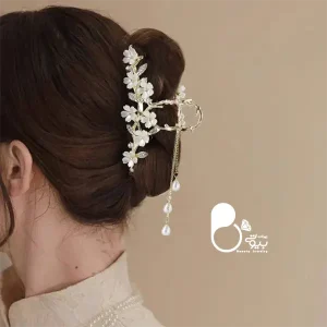 قیمت و خرید کلیپس شکوفه عشق ترک💎کلیپس موی زنانه وارداتی در چهار رنگ خاص