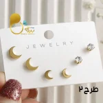 گل گوش ۳ جفتی💎زیورآلات بیوتی