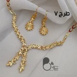 نیمست طرح طلا بحرینی با تخفیف💎فروشگاه زیورآلات بیوتی