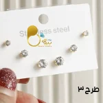 گل گوش ۳ جفتی💎زیورآلات بیوتی