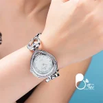 خرید ساعت مچی زنانه حراجی با دستبند قیمت و خرید ساعت حراجی بیوتی با تخفیف خرید ساعت مچی نگین دار ارزان تخفیف دار💎فروشگاه زیورآلات بیوتی
