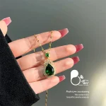 قیمت و خرید گردنبند سبز درباری استیل رنگ ثابت کپی طلا از سایت بیوتی