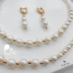 قیمت و خرید ست کامل مرواریدی ژوپینگ 💎فروشگاه زیورآلات بیوتی