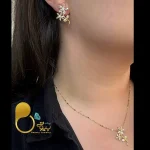 نیم ست گل شیدا با تخفیف💎فروشگاه زیورآلات بیوتی