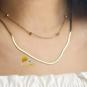 گردنبند دوبل ماری💎فروشگاه زیورآلات بیوتی