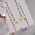گوشواره بخیه رنگ ثابت با تخفیف💎زیورآلات بیوتی