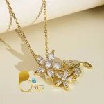 گردنبند گل ترک💎فروشگاه زیورآلات بیوتی