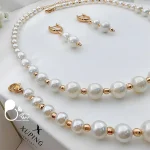 قیمت و خرید ست کامل مرواریدی ژوپینگ 💎فروشگاه زیورآلات بیوتی