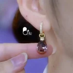 قیمت و خرید گوشواره اشک عشق💎استیل روکش طلا با نگین سوارسکی | مدل ترند و لاکچری