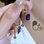 گوشواره آلیا نور 💎فروشگاه زیورآلات بیوتی