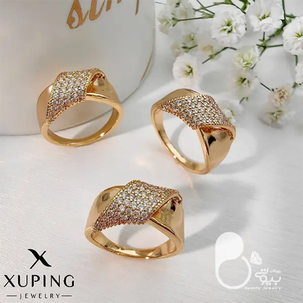انگشتر ژوپینگ کپی طلا 💎زیورآلات بیوتی انگشتر ژوپینگ کپی طلا 💎زیورآلات بیوتی