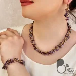 سرویس شرشره آماتیست با تخفیف 💎فروشگاه زیورآلات بیوتی