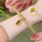 دستبند پینات دو لاین💎فروشگاه زیورآلات بیوتی