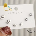 گل گوش ۳ جفتی💎زیورآلات بیوتی