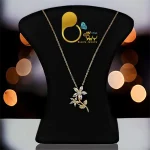 گردنبند گل ترک💎فروشگاه زیورآلات بیوتی