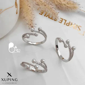 خرید انگشتر مرواریدی ژوپینگ اصل کپی طلا از سایت بیوتی
