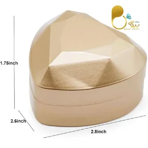 قیمت و خرید با تخفیف بلک فرایدی باکس چراغدار سرامیکی مخصوص انگشتر رنگ طلایی