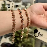 قیمت و خرید دستبند ژوپینگ توپی اصلی کپی طلا