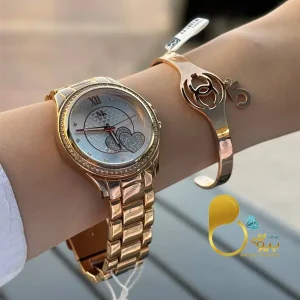 ست ساعت مایکل کورس موتور ژاپن با تخفیف💎فروشگاه زیورآلات بیوتی