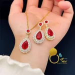 نیمست سوفیا یاقوتی💎زیورآلات بیوتی