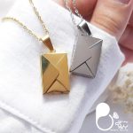 گردنبند پاکت نامه 💎فروشگاه زیورآلات بیوتی