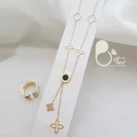 ست گردنبند و انگشتر با تخفیف💎زیورآلات بیوتی