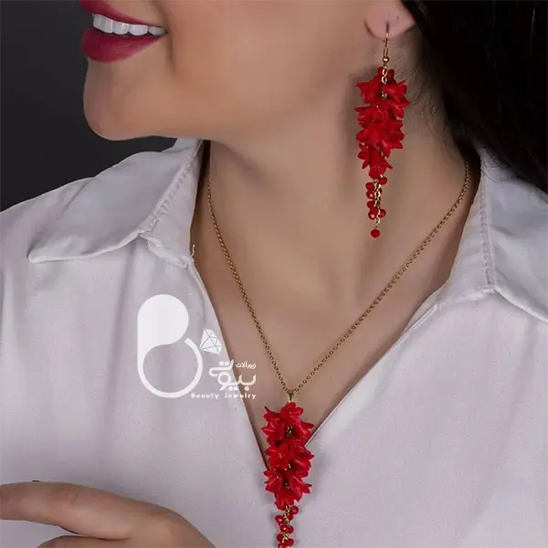ست فلاور اناری 🍉شب یلدا🍂 با تخفیف💎بیوتی ست فلاور اناری 🍉شب یلدا🍂 با تخفیف💎بیوتی