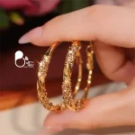 قیمت و خرید گوشواره حلقه ای استیل رنگ ثابت مثل طلا از سایت بدلیجات بیوتی