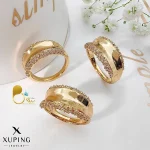 انگشتر طرح جواهری ژوپینگ 💎 زیورآلات بیوتی خرید انگشتر ژوپینگ کپی طلا