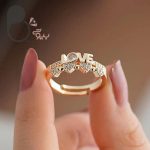 انگشتر لاو 💎فروشگاه زیورآلات بیوتی