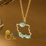 گردنبند ایران فروهر💎فروشگاه زیورآلات بیوتی