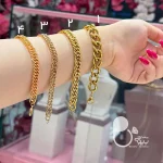 دستبند طرح طلا با تخفیف💎فروشگاه زیورآلات بیوتی