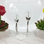 گوشواره آبشاری طرح پروانه با تخفیف💎زیورآلات بیوتی