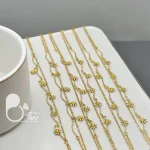 پابند کلاسیک آویز دار با تخفیف 💎زیورآلات بیوتی