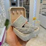 دستبند کشی فول نگین با تخفیف💎زیورآلات بیوتی