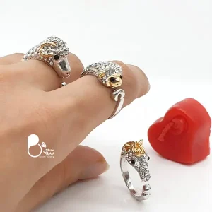 قیمت و خرید انگشتر ماه تولد طرح طلا💎 ارسال رندوم از بین طرح‌های جذاب