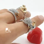 قیمت و خرید انگشتر ماه تولد طرح طلا💎 ارسال رندوم از بین طرح‌های جذاب