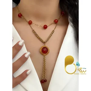 قیمت و خرید ست کامل عقیق دو لاین بحرینی 💎کلاسیک، اصیل و خاص