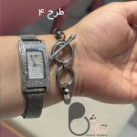ست ساعت و دستبند حصیری با تخفیف💎فروشگاه زیورآلات بیوتی
