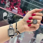 ست ساعت زنانه و انگشتر و دستبند با تخفیف 💎 فروشگاه زیورآلات بیوتی