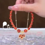 دستبند برگ دو لاین💎فروشگاه زیورآلات بیوتی